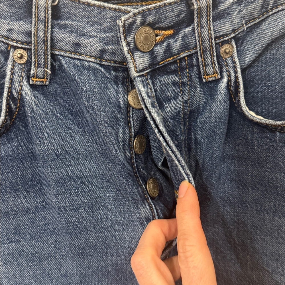 RAILS THE MELROSE CLASSIC SLIM BUTTON FLY CROP JEAN 28 - Picture 12 of 15